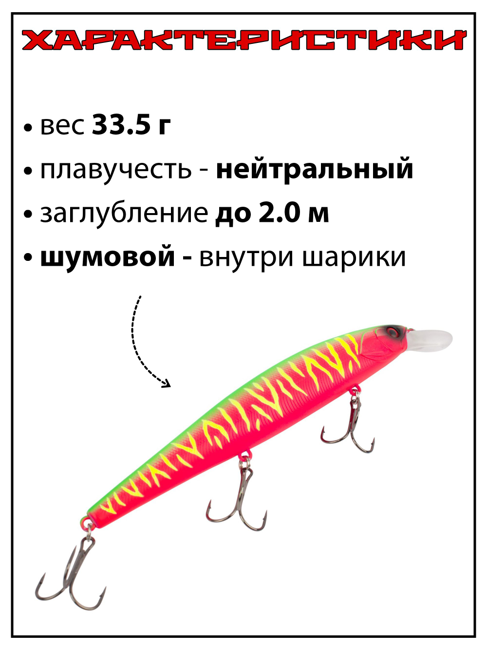 Воблер Минноу MAGSQUAD, 160 мм, 33,5 г, цвет #06