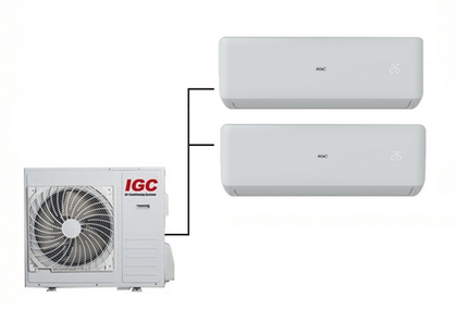 Мульти сплит-система IGC на 2 комнаты (25+35 кв.м.)