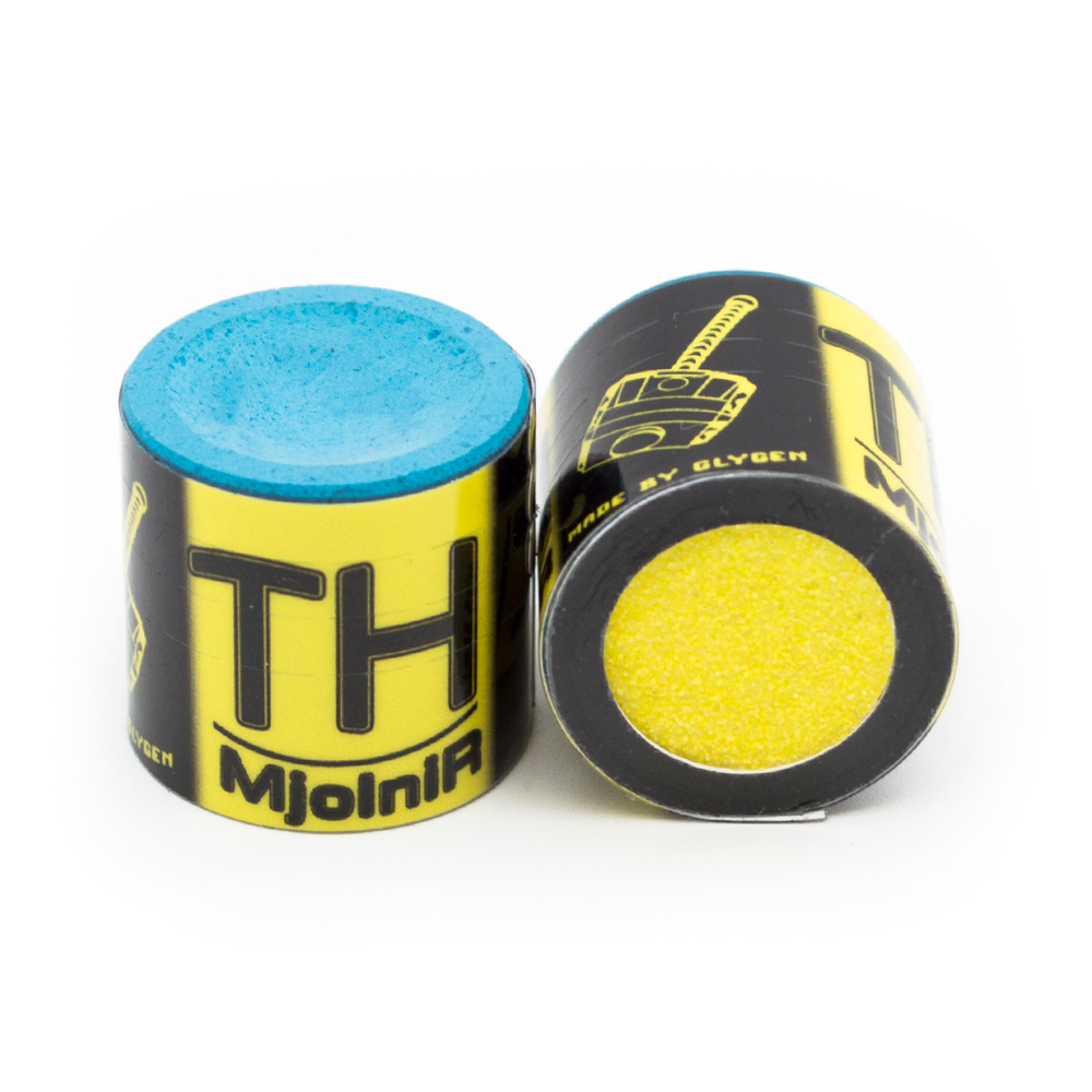 Мел бильярдный "TH Mjolnir" Blue с махровкой 1шт.