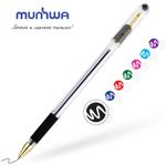 Ручка шариковая MunHwa MC Gold чёрная, 0.5мм, масляный стержень, грип