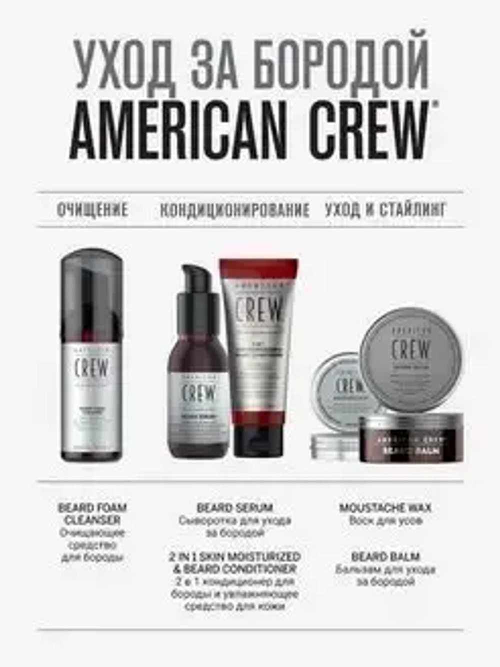 American Crew Beard Balm - Бальзам для бороды 60 г