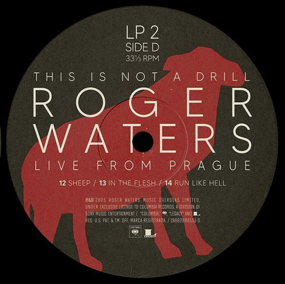 Roger Waters / This Is Not A Drill – Live From Prague (4LP)
