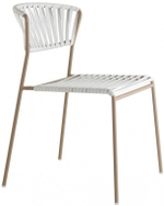 Стул плетеный Scab Design Lisa Club, тортора, белый