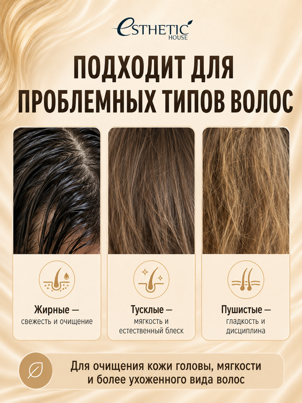 ESTHETIC HOUSE Набор шампунь и бальзам для волос имбирный CP-1 Ginger Purifying 2х500мл