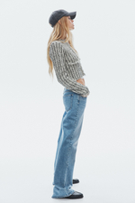 Кардиган вязки букле с кисточками - H&M