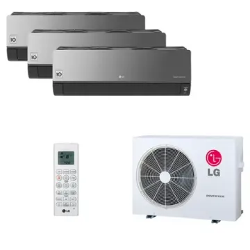 Мультисплит система на 3 комнаты LG AM07BP x 3 / MU3M19