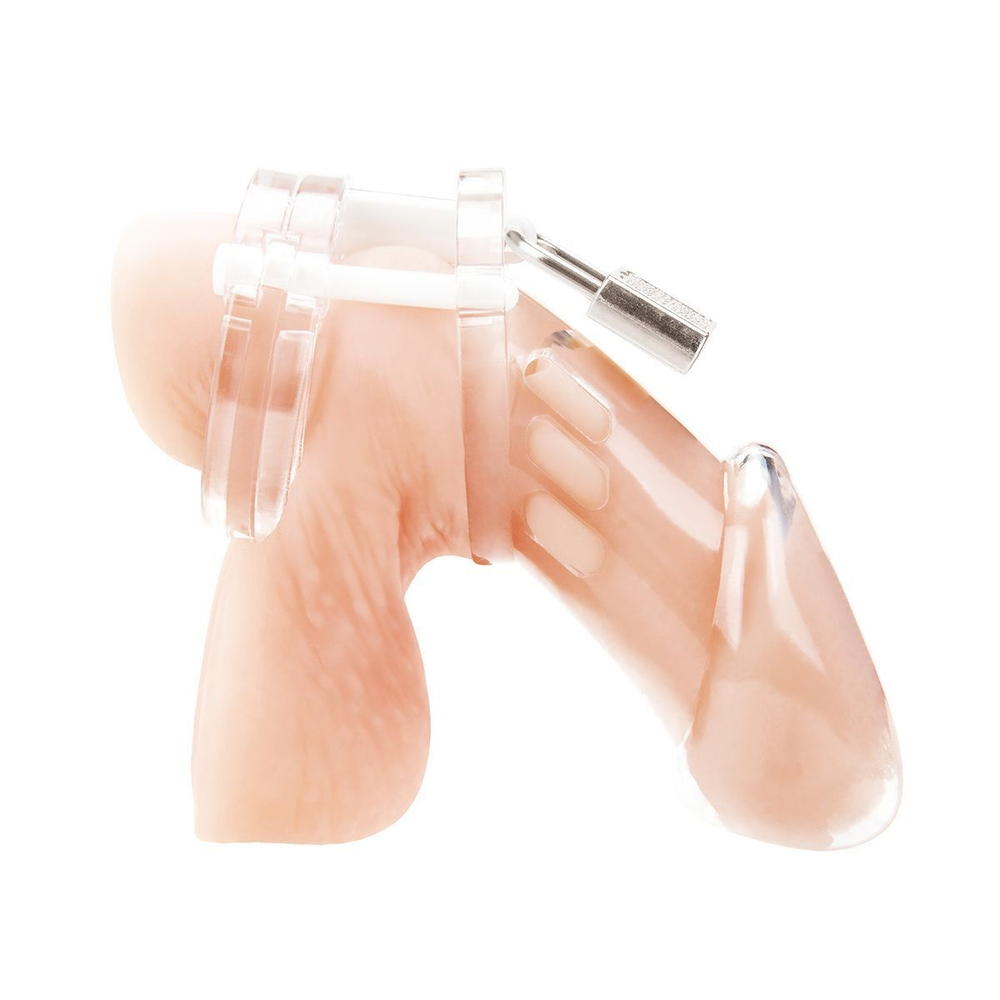 Прозрачная клетка целомудрия Acrylic See-thru Chastity Cage (Цвет: прозрачный)