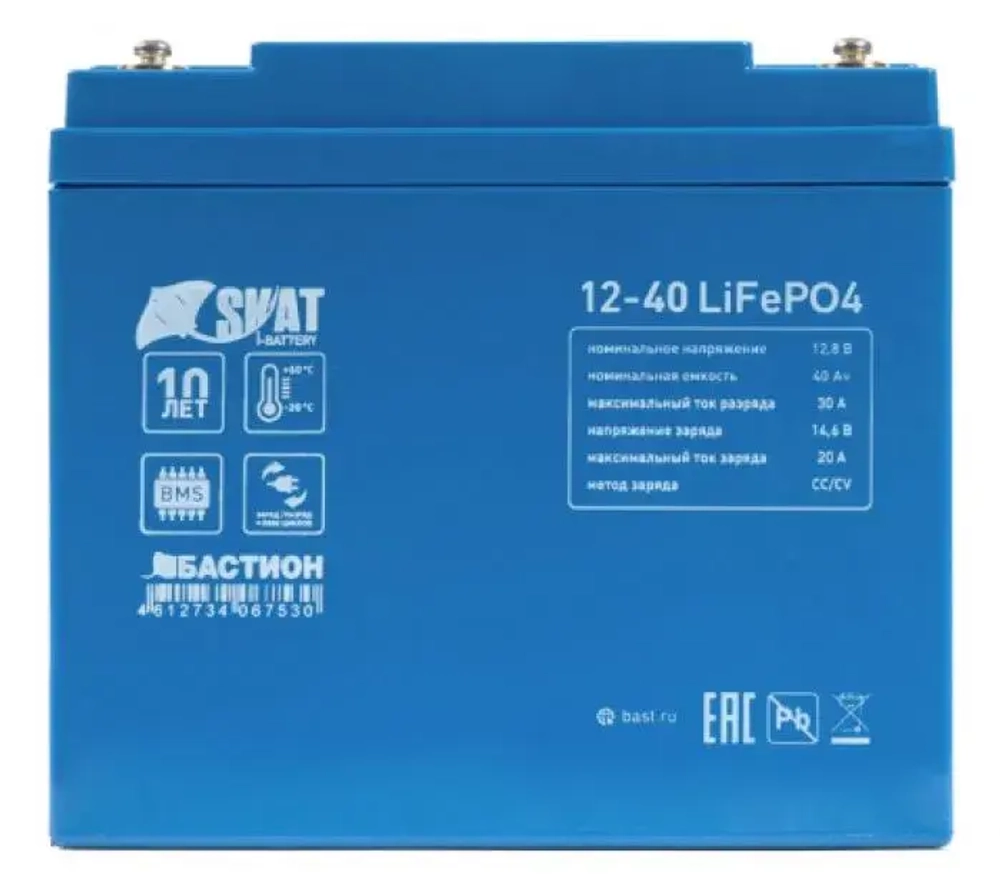 Аккумулятор Бастион  Skat i-Battery 12-40 LiFePo4