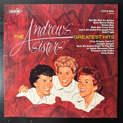 The Andrews Sisters ‎– Greatest Hits (Германия 1974г.)