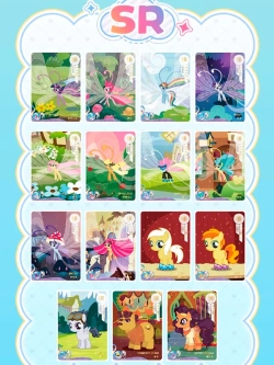 Коллекционные карточки My Little Pony, 5 упаковок