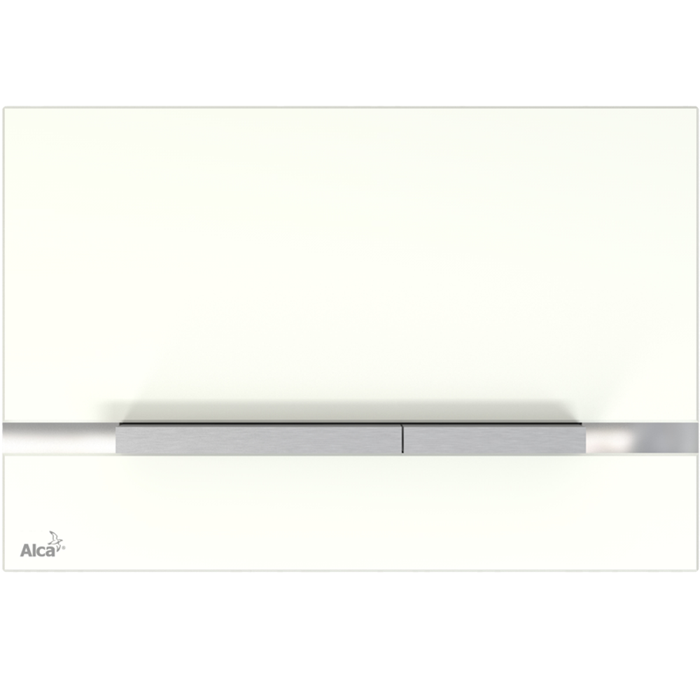 Кнопки смыва AlcaPlast FLAT STRIPE GLASS BLACK STRIPE-GL1200