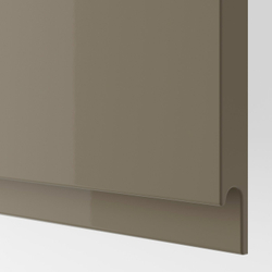 IKEA VOXTORP  (ИКЕА ВОКСТОРП)  -  Дверца - глянец тёмно-серо-коричневый 40x40 см