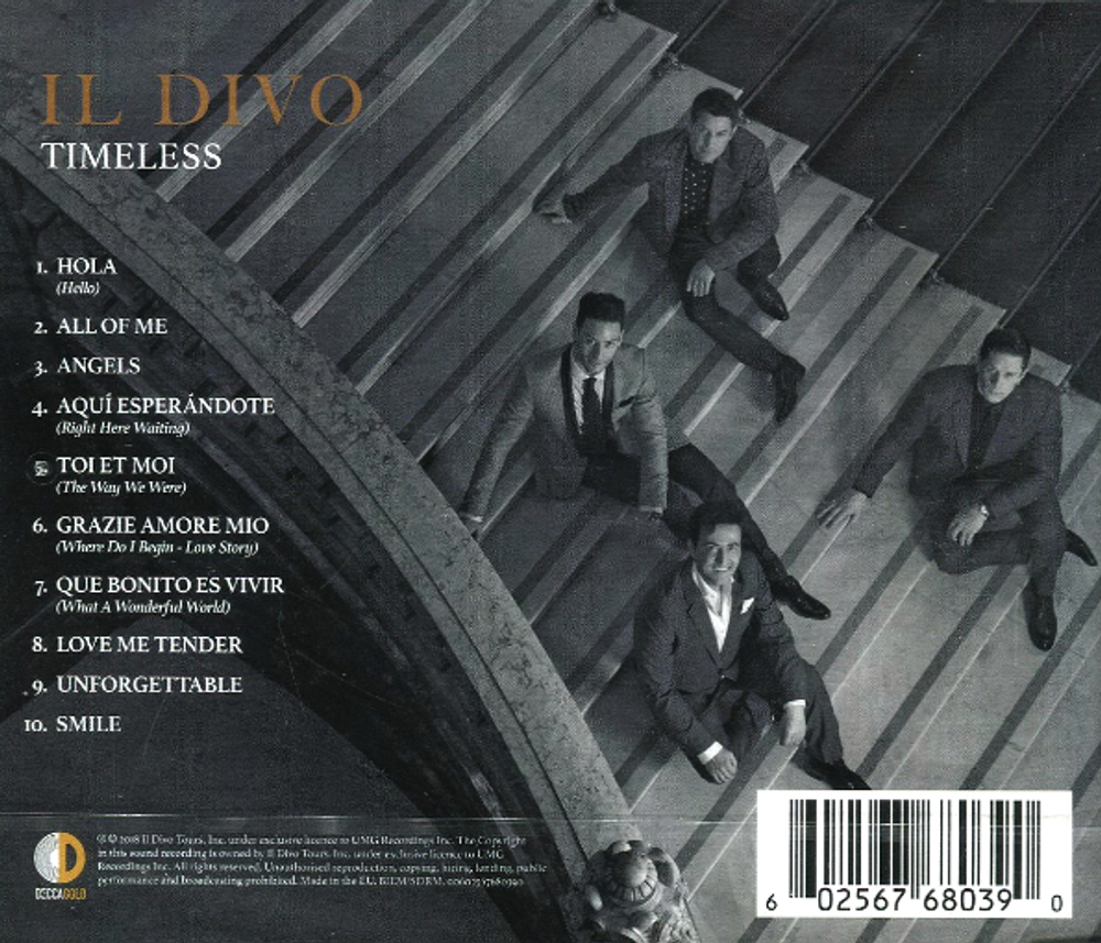 Il Divo / Timeless (CD)