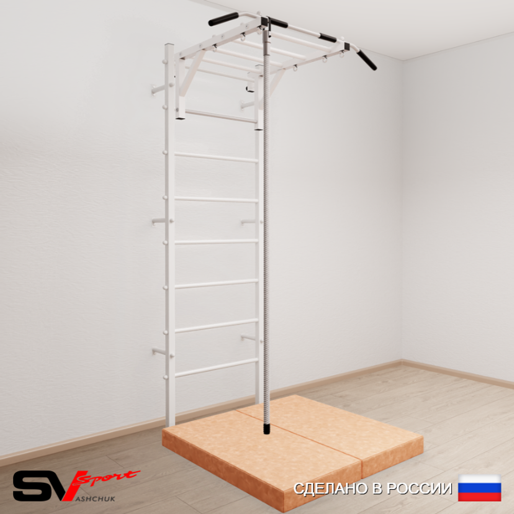 Шведская стенка Sv Sport 5294 (Турник рукоход/Канат/Мат 1м)