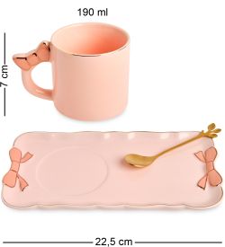 GAEM Art MUG-410/3 Чайная пара «Уютное мгновение»
