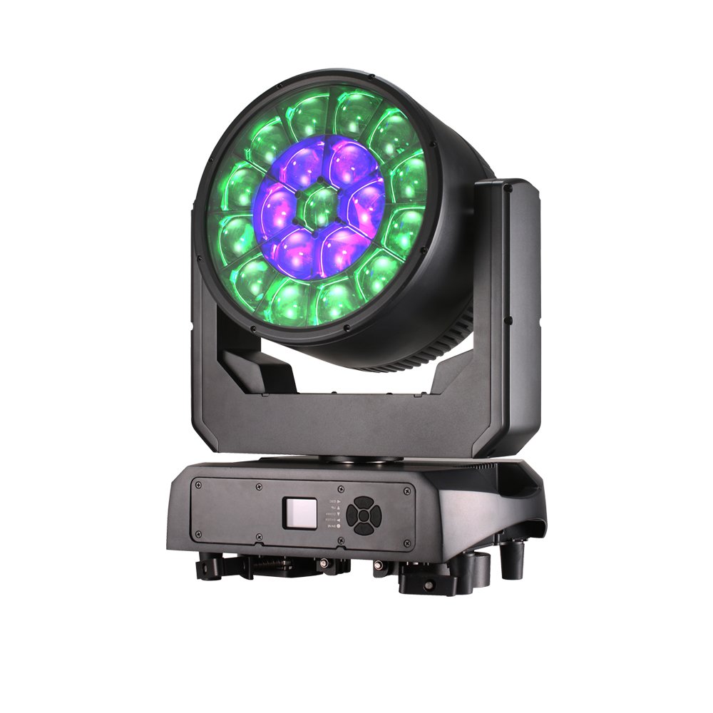 Wash 19×60 Вт — LED Wash Moving Head RGBLACP с зумом 4.5°-45°