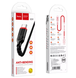Usb Кабель-зарядка Type-C Hoco X59 3A 1м в тканевой оплётке черный
