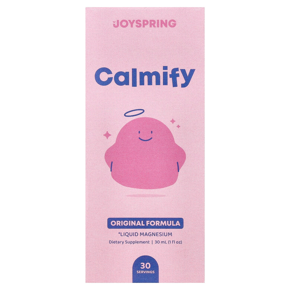 JoySpring, Calmify, жидкий магний, 30 мл (1 жидк. унц.)
