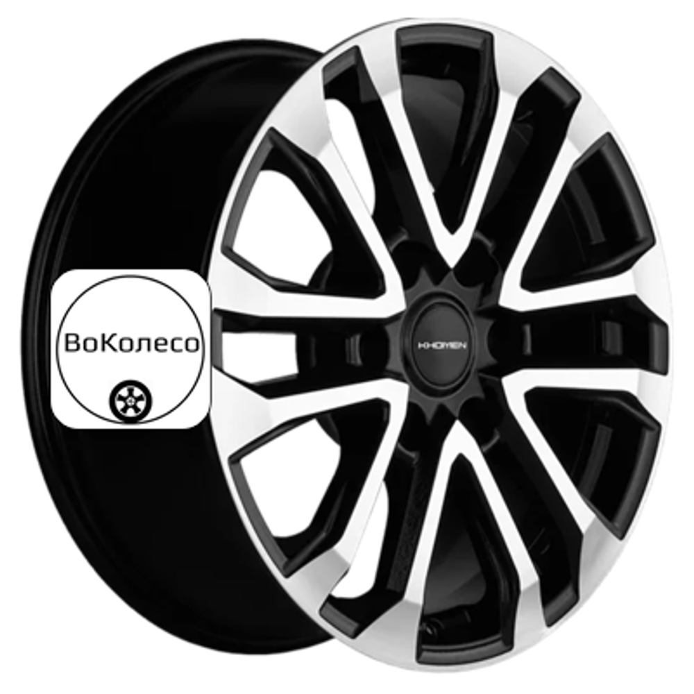 7,5x18/6x139,7 ET25 D106,1 KHW1805 (LC Prado) Black-FP Khomen Wheels
