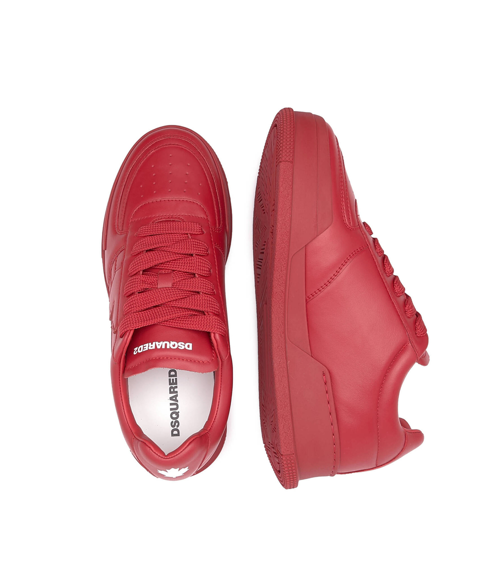 Кожаные кроссовки canadian Dsquared2 - красный(SNM0248 35605520)