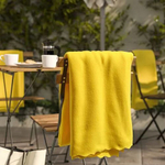 IKEA Плед DAGGKAPOR, полиэстер, желтый 130х170 см (Тайланд)