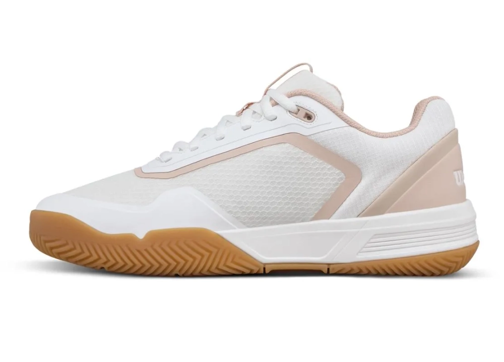 Женские теннисные кроссовки Wilson Court Glide - white/cameo rose/gum