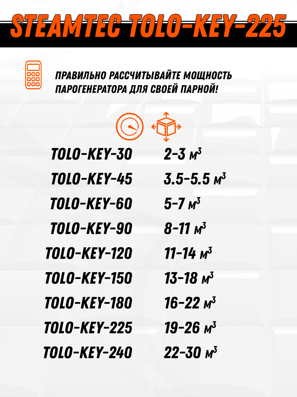 Steamtec TOLO KEY 225 - 22,5 кВт (ВЛАГОСТОЙКИЙ модуль управления), парогенератор для хамама и турецкой бани