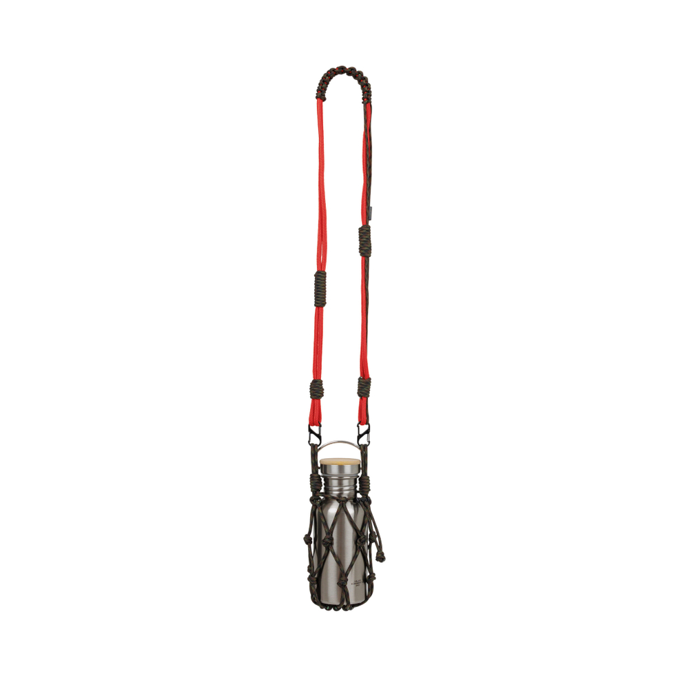 Сумка для бутылки Called a Garment Cord Bottle Bag "Khaki Black Red"