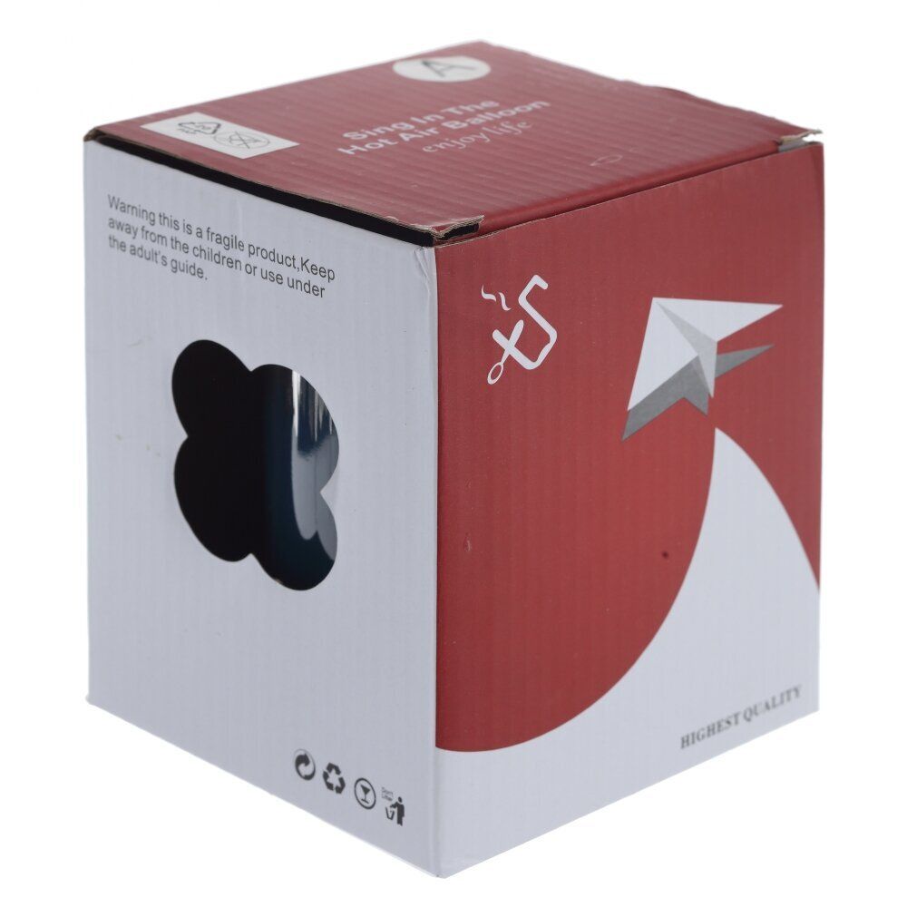 GAEM Кружка с крышкой и ложкой, 330 мл, L12 W8 H12,5 см