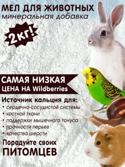 Мел для животных 2 кг