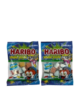 Кислый жевательный мармелад Харибо Cubes ( 2уп по 70гр.)