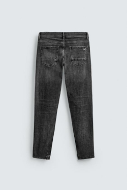 ZARA ДЖИНСЫ SKINNY FIT, СЕРЫЙ
