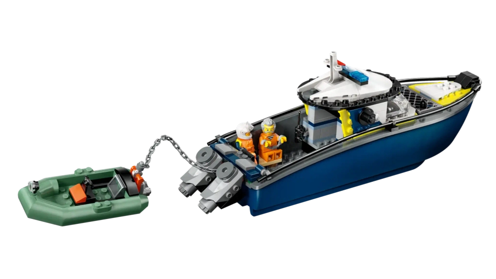 Конструктор LEGO City 60456 Погоня за полицейским катером