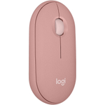 Мышь Logitech M350 Pebble Rose (беспроводная 2.4 GHz, Bluetooth) Бесшумная