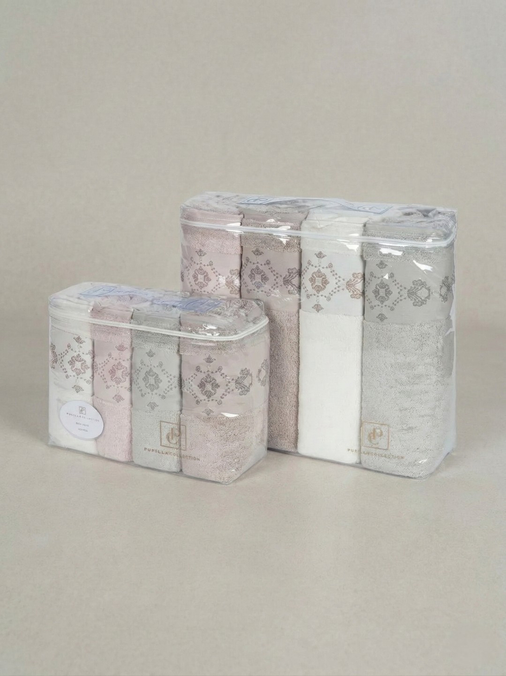 PUPİLLA COLLECTİON Набор Полотенец SOLITA 70*140 4пр. 100% Хлопок