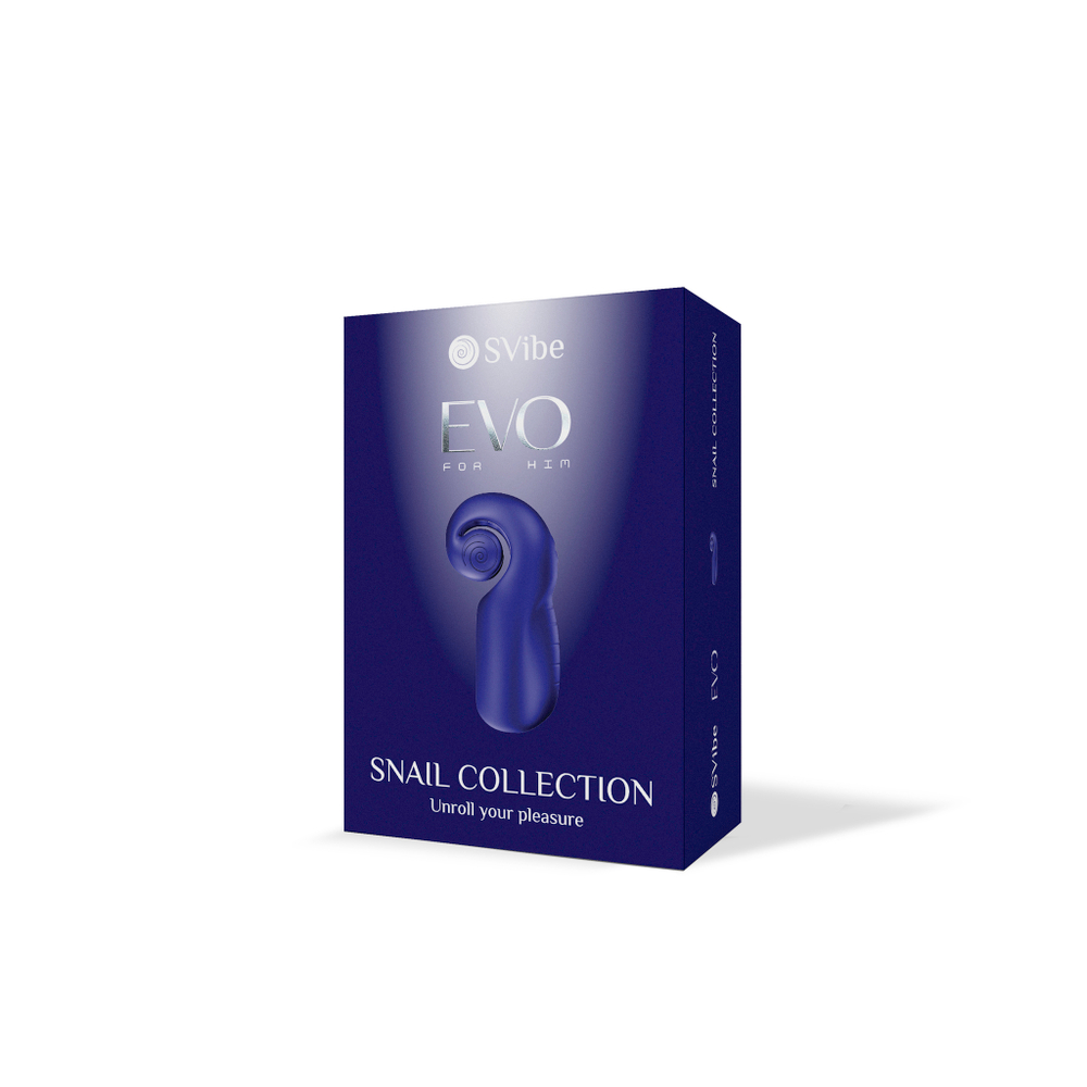 Инновационный SVibe EVO мастурбатор, синий