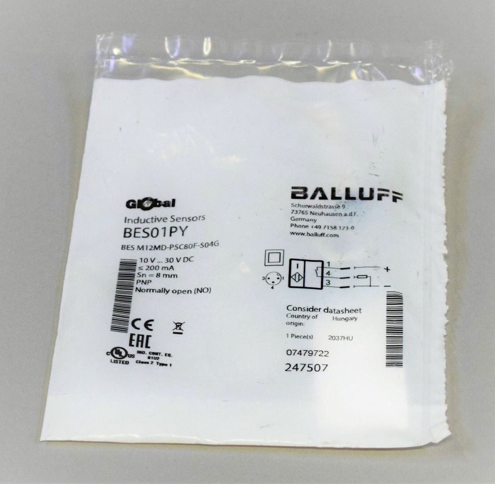 BALLUFF BES M12MD-PSC80F-S04G BALLUFF BES M12MD-PSC80F-S04G