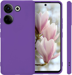 Мягкий Soft Touch чехол из силикона для TECNO CAMON 20 / 20 PRO 4G с бархатной подкладкой