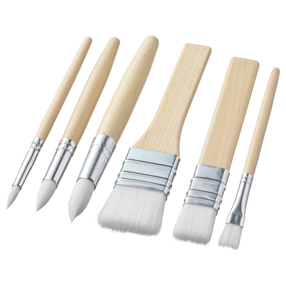 IKEA MÅLA  (ИКЕА МОЛА)  -  Набор кисточек, 6 шт.