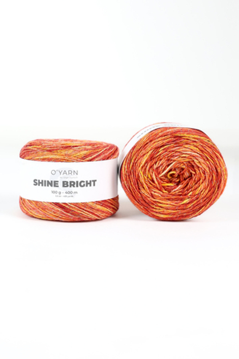 Пряжа O'Yarn SHINE BRIGHT секционная, 500г