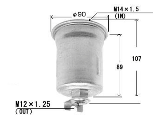 FC-189  FS-6002U/3201    AZUMI  FSP21201  23300-20040 Фильтр топливный