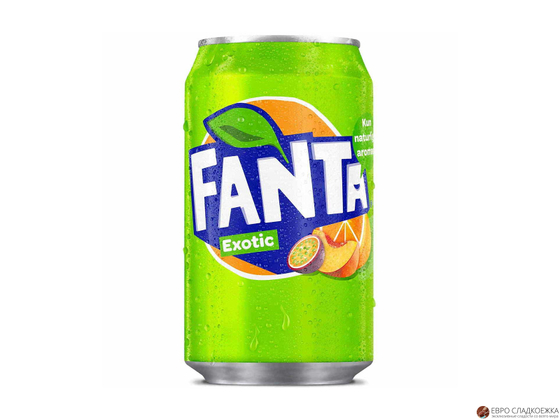 Напиток Fanta Exotic, б/а с/г, 330 мл, 24шт  Дания  АТ