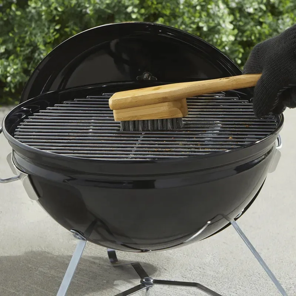 Щетка для гриля с бамбуковой ручкой, 46 см (Weber)