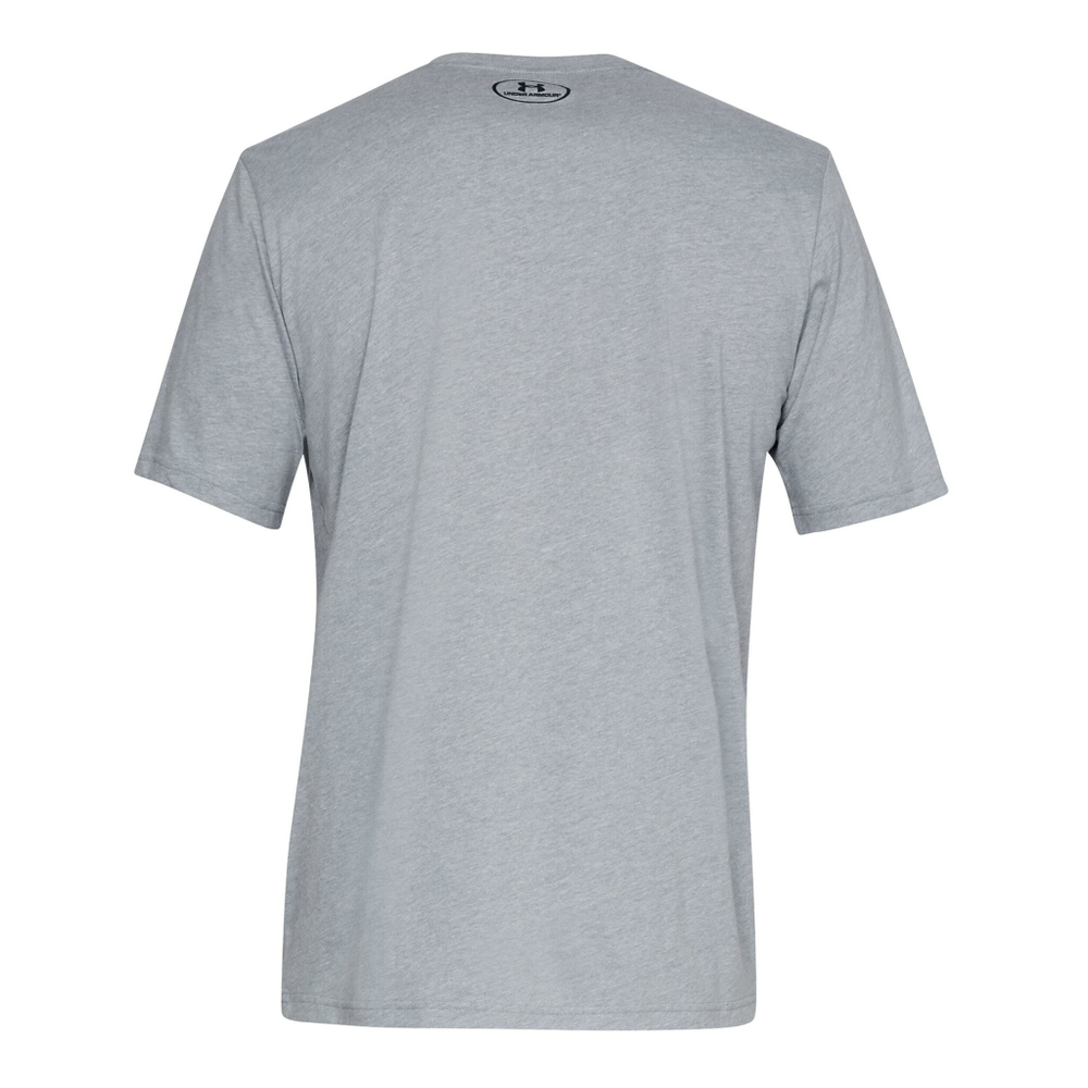 Мужское теннисное поло Under Armour Sportstyle Left Chest T-Shirt Men - Grey, Black