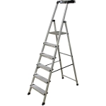 Стремянка Secury MultiGrip 6 ступени + пластиковое ведро Krause 126542