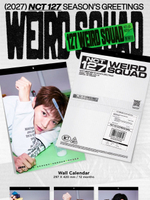 (ПРЕДЗАКАЗ) товары NCT 127 - WEIRD SQUAD 2027 SEASON'S GTEETINGS Wall Calendar Version