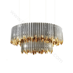 Pendant design lamp  Tom Kirk Facet by Innermost D100 (2 level/Silver)