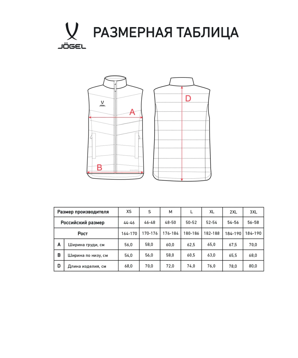 Жилет утепленный ESSENTIAL PerFormPROOF Padded Vest, темно-синий