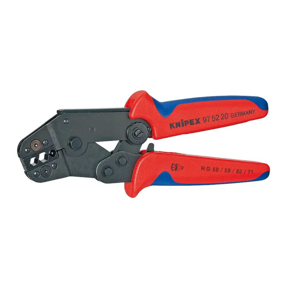 Клещи зажимные для опрессовки чернёные 195 мм Knipex 97 52 20