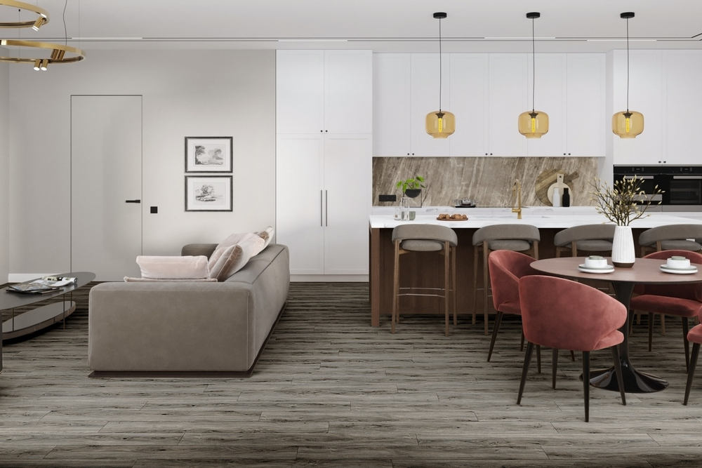 Кварц-винил SPC Damy Floor Family SPC 0,75мм 4,2 мм ДУБ КАНТРИ 2.635 м2